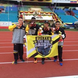 Team Perak wins bronze in 100x4 relay