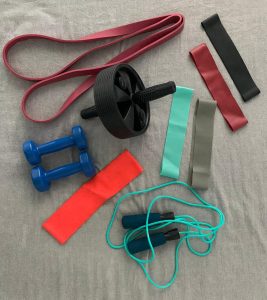 his home exercise kit 