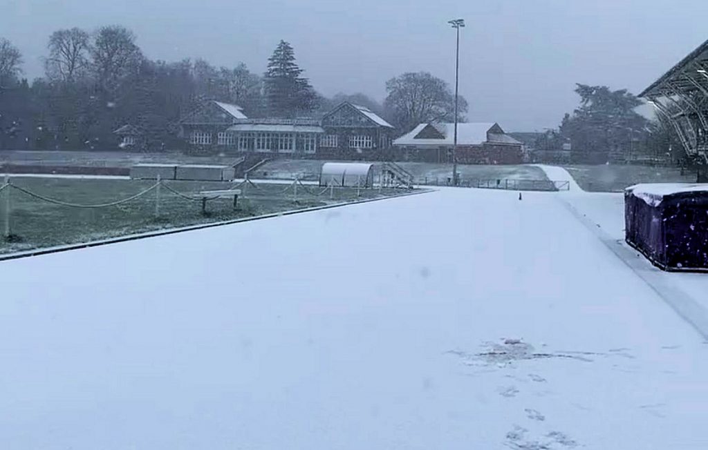 Snow Loughborough Track