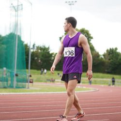 Russel Taib at Be Fit Today Track Academy Open Meet.